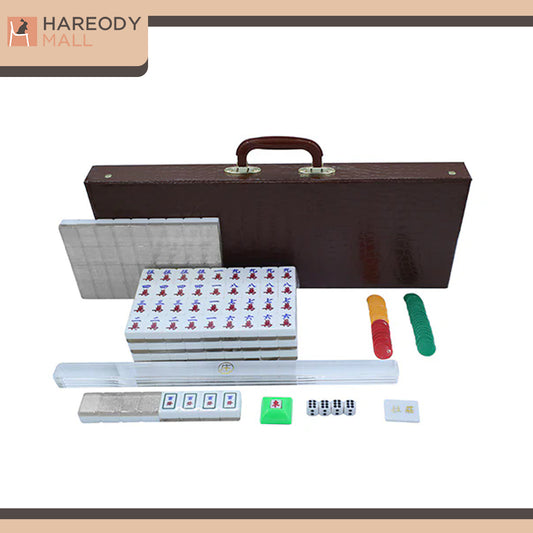 手搓水晶台灣麻雀牌 (5分)