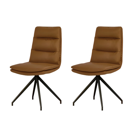 Ducan swivel dining chair (set of two)