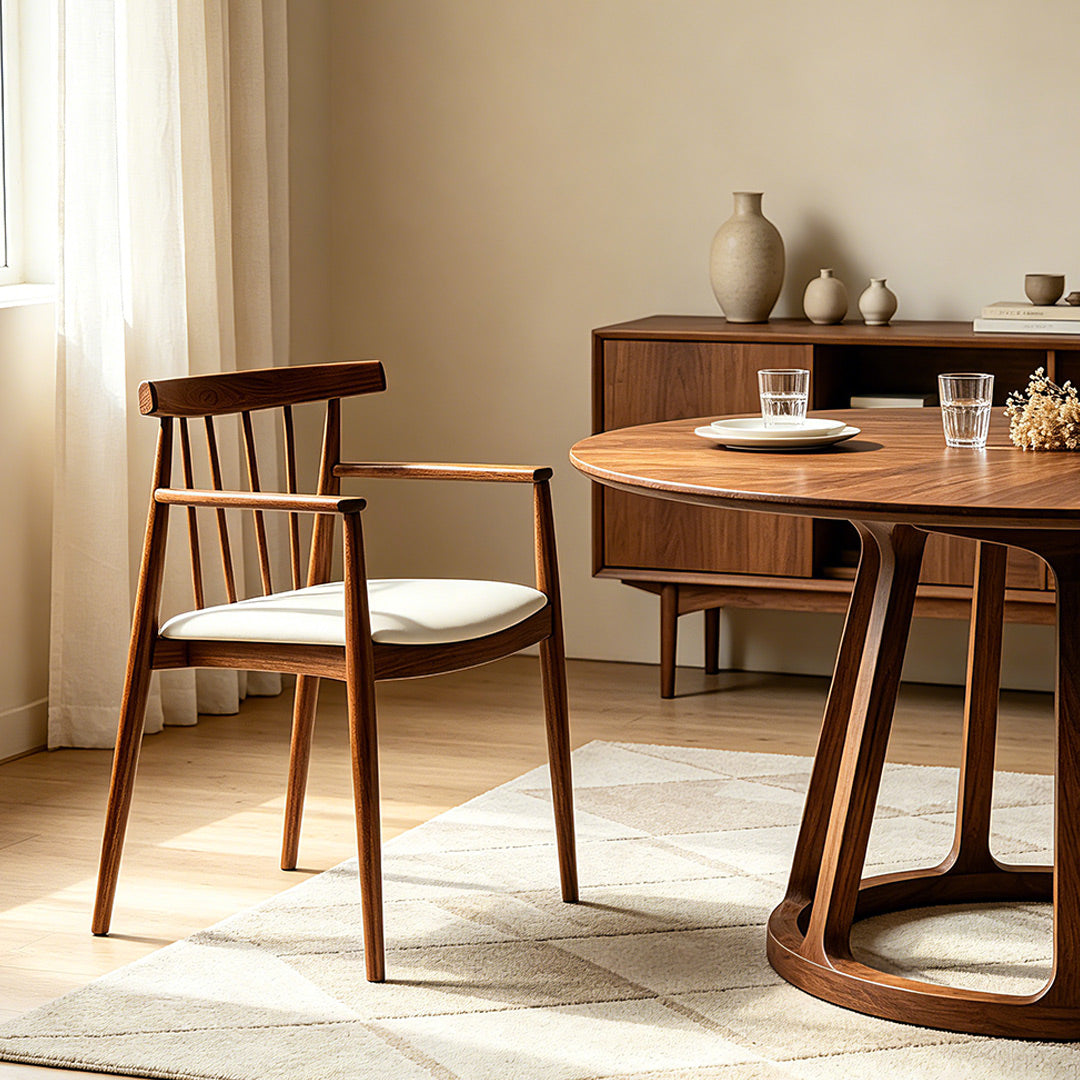 Aurelia Ash Wood Armchair (Two-piece set)