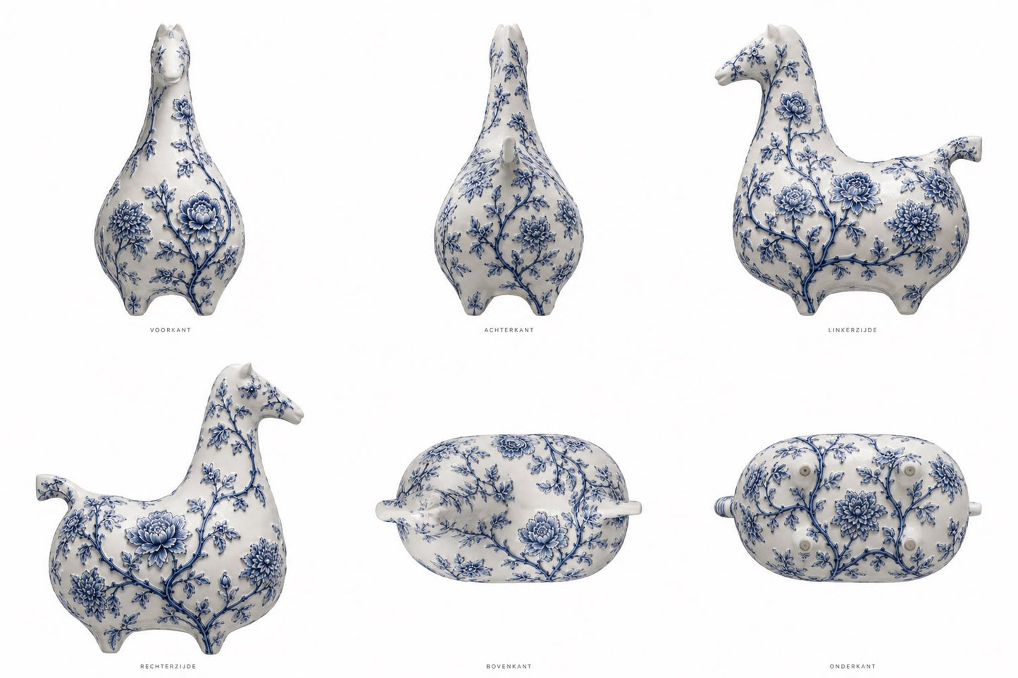 Evohippus Ceramic Floral 4