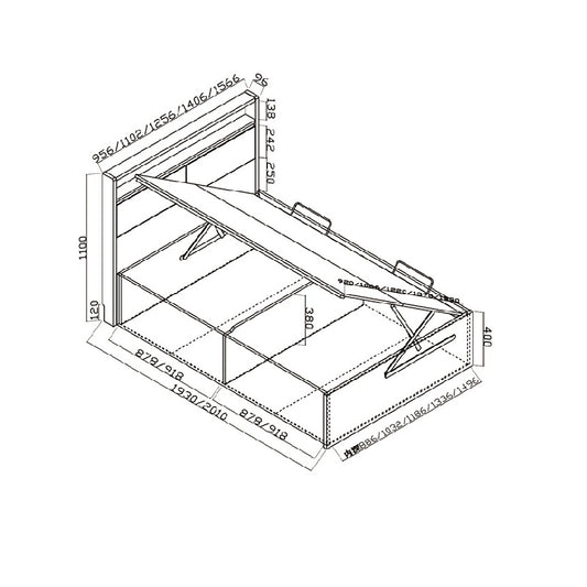 Harmony Series- Wooden Bed Screen Bed Frame