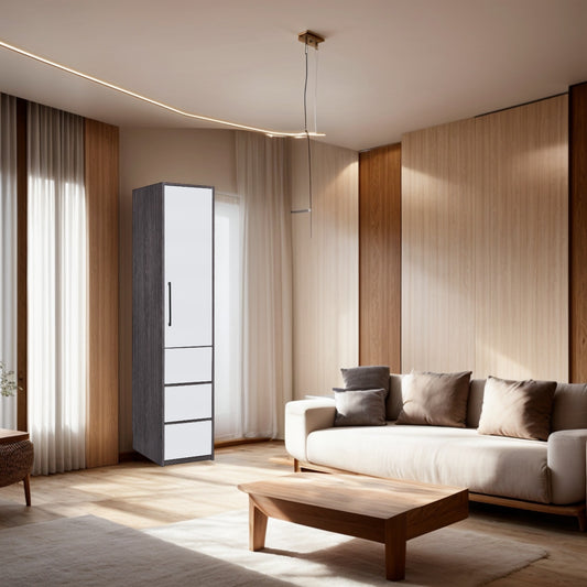 Eclipse series-45cm single door wardrobe