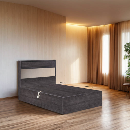 Eclipse系列 - 木儲物床屏油壓床架