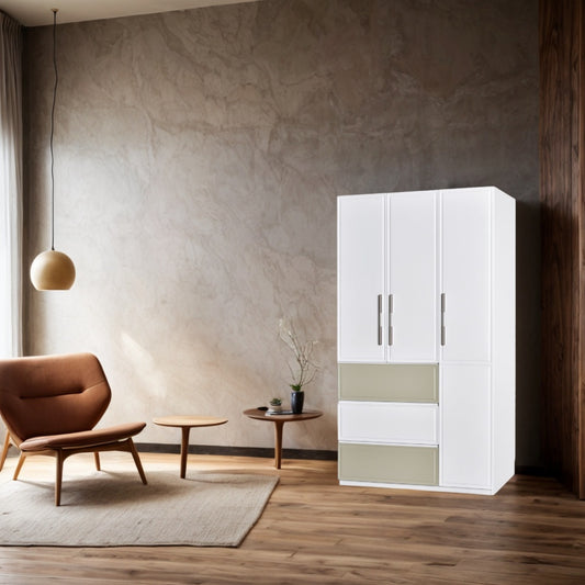 Harmony Series - 1.2m three-door wardrobe