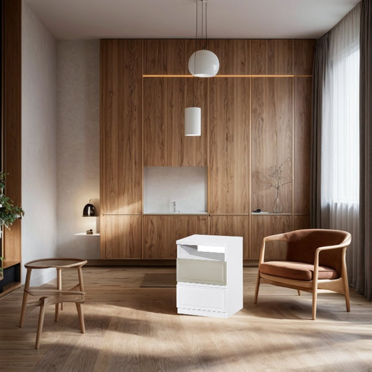 Harmony Series - 40cm Bedside Table