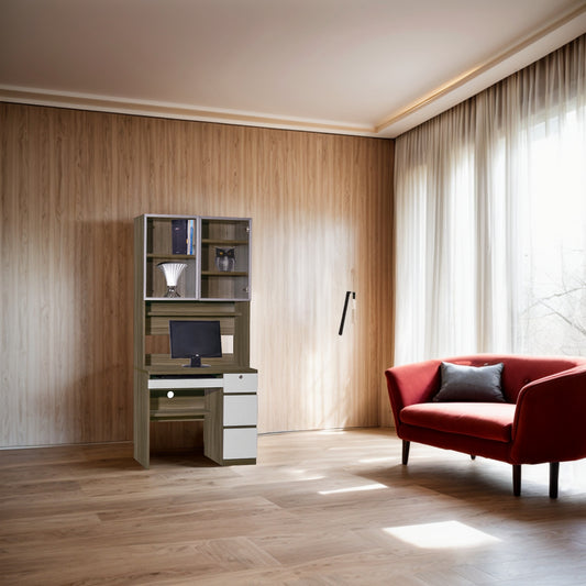 Breeze 系列 - 書枱書櫃組合