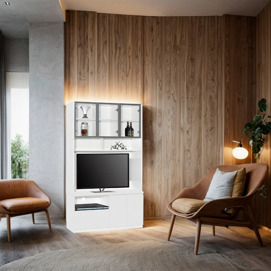 Ivory Series - 1.21m TV combination cabinet (Type A)