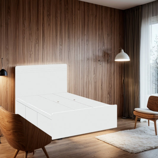 Ivory系列 - 木床屏床架