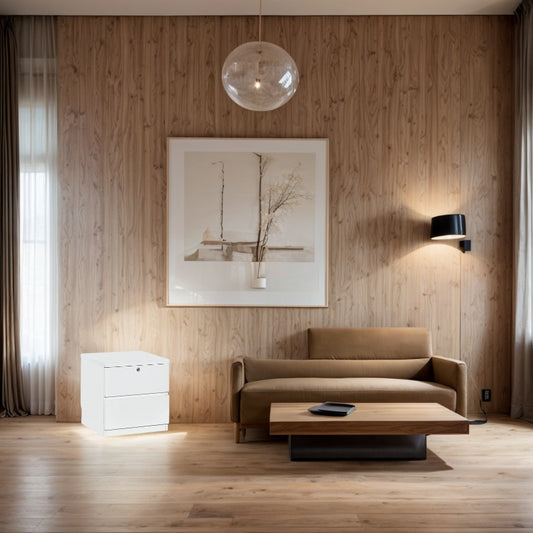 Ivory Series – 46cm Bedside Table