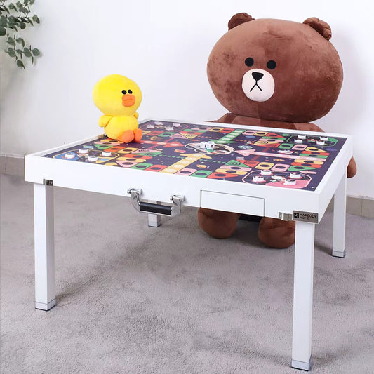 Line Friends - 多合一遊戲桌 (太空飛行棋/ 香港遊樂場棋/ 美食骰子遊戲/ 健康麻雀)