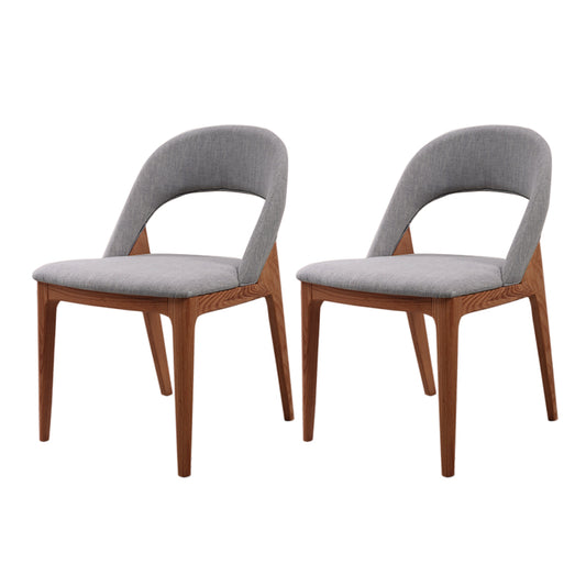 Aki solid wood dining chairs (set of two)