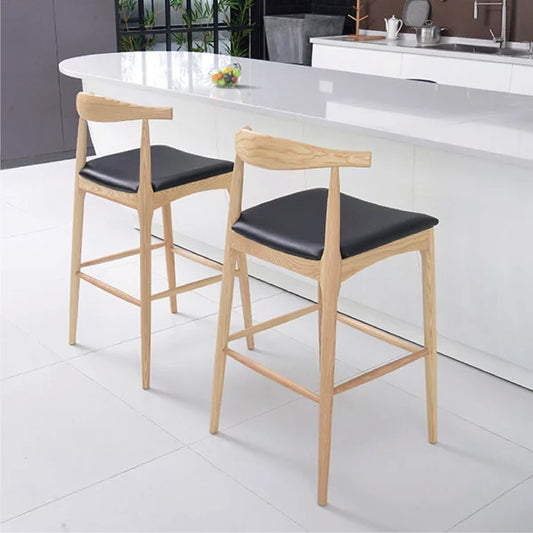 Elton Bar Stool 實木吧枱椅 (兩張套裝)