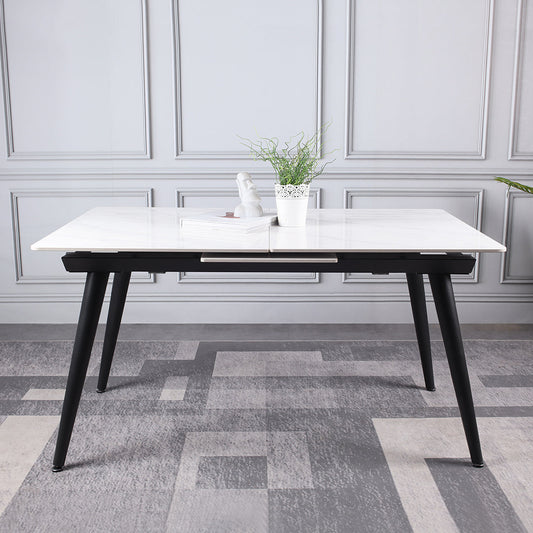 Gusto slate retractable dining table