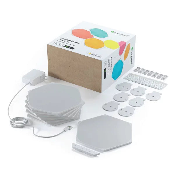 Nanoleaf Shapes – Hexagon Starter Kit 六角形智能照明燈板 (5 塊裝)