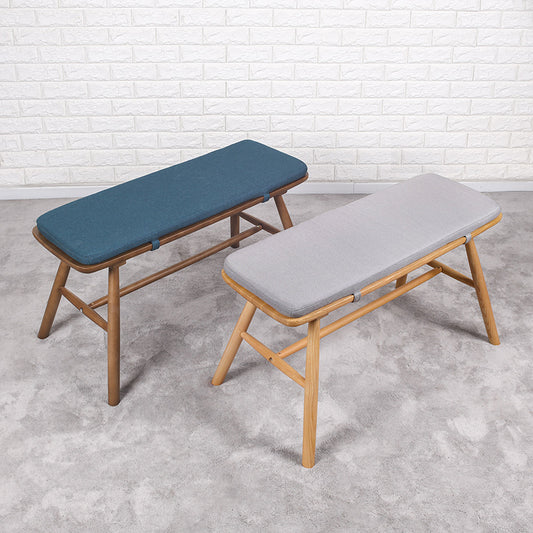 Randall solid wood bench with cushion (95cm) - in stock