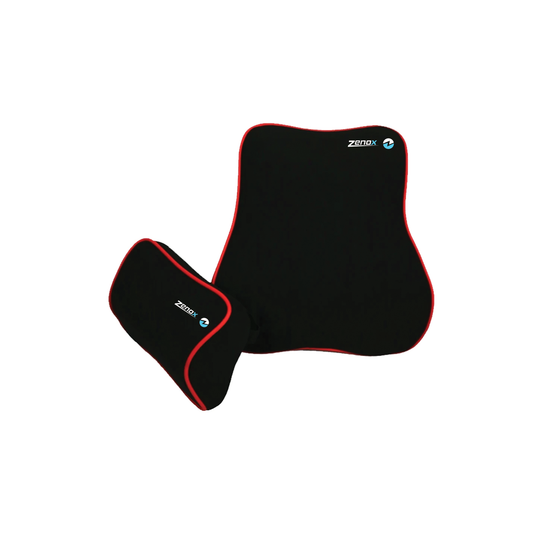 Zenox Memory Foam Pillow Back Cushion Set