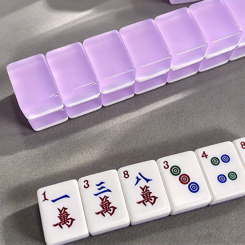MOJOJO Jelly Mahjong Set (International Bilingual Edition - Size 8)