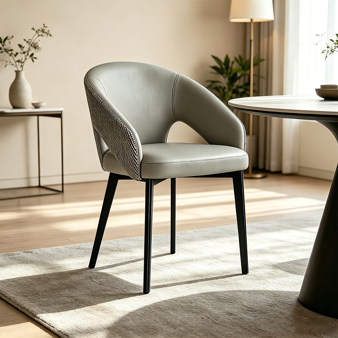 George Modern Pet-Friendly Leather Dining Chair