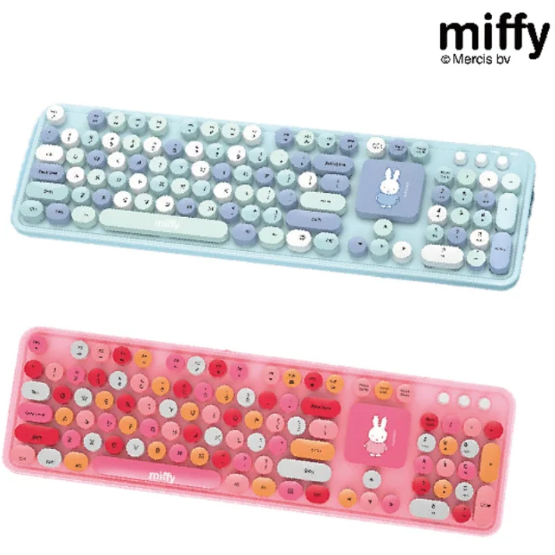 Miffy MPC-006 3合1 無線全鍵盤+滑鼠+鍵盤滑鼠墊套裝