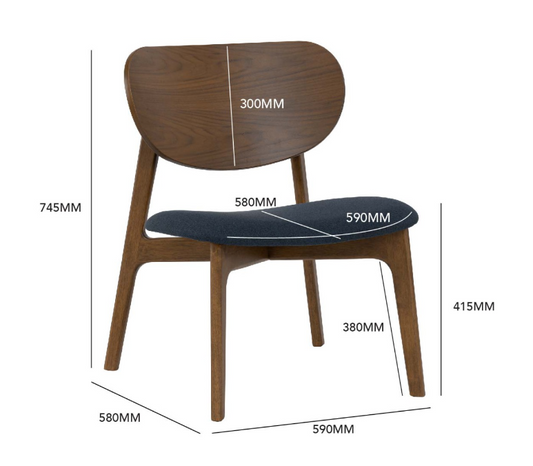 (pick-up price) Arika Lounge Chair-Display