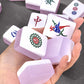 (Upgraded quick installation version) Porter portable folding solid wood mahjong table + hand-rubbed mahjong brand set