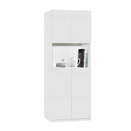 Ivory Series- Double Door Tall Shoe Cabinet