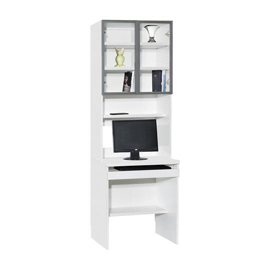 Ivory Series-Book Desk and Bookcase Combination (Type B)