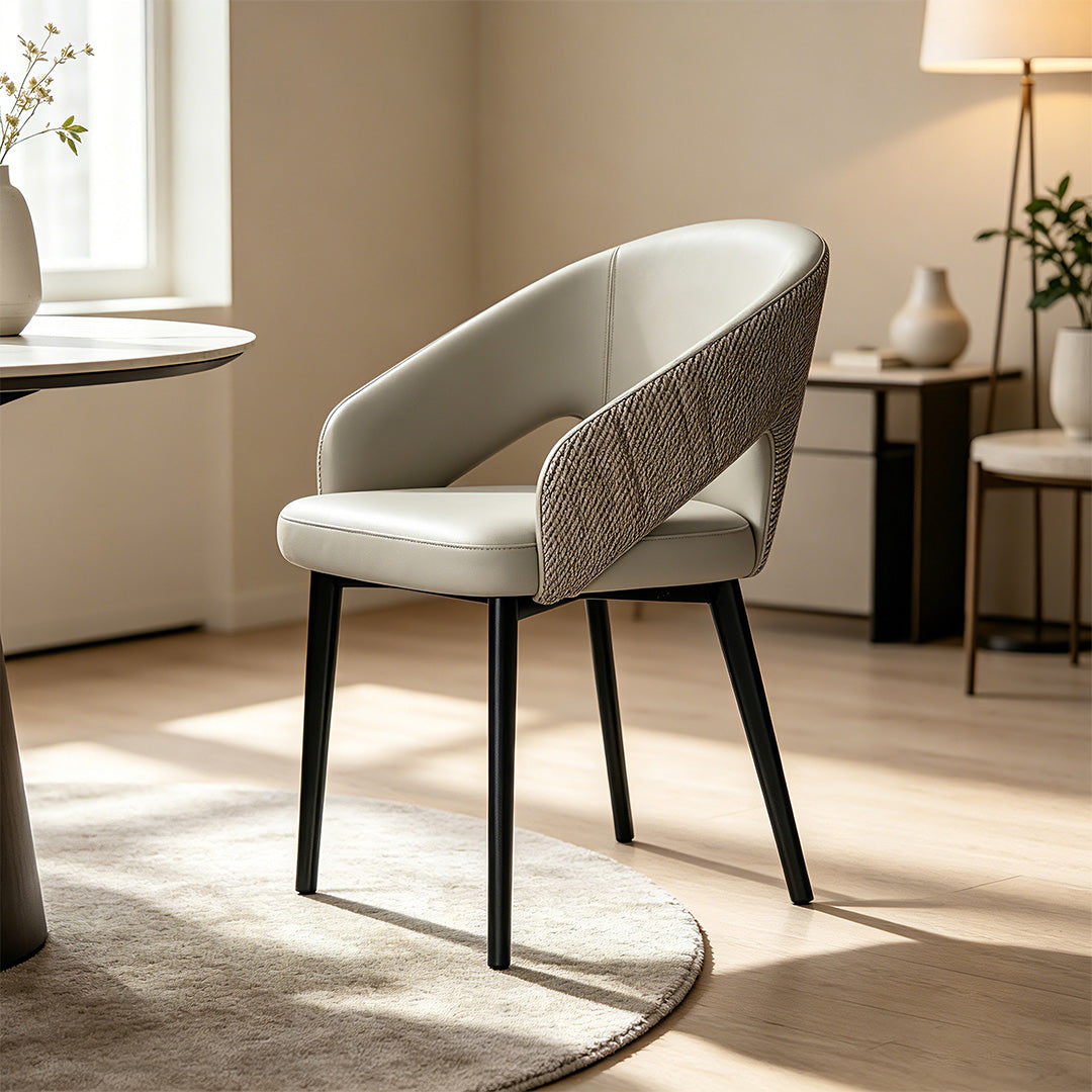 George Modern Pet-Friendly Leather Dining Chair