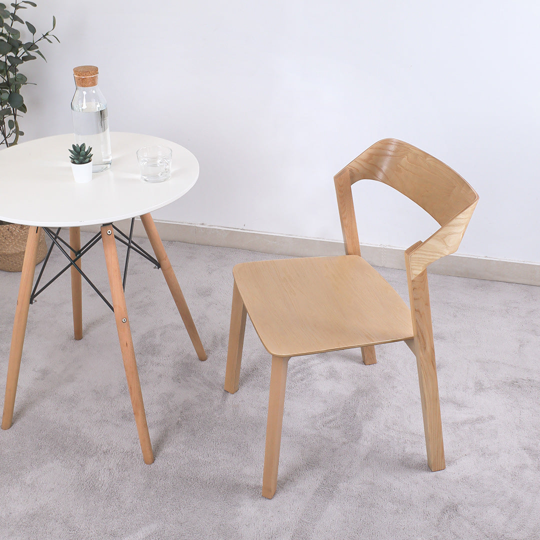 Fandango 實木可疊椅子 (兩張套裝)