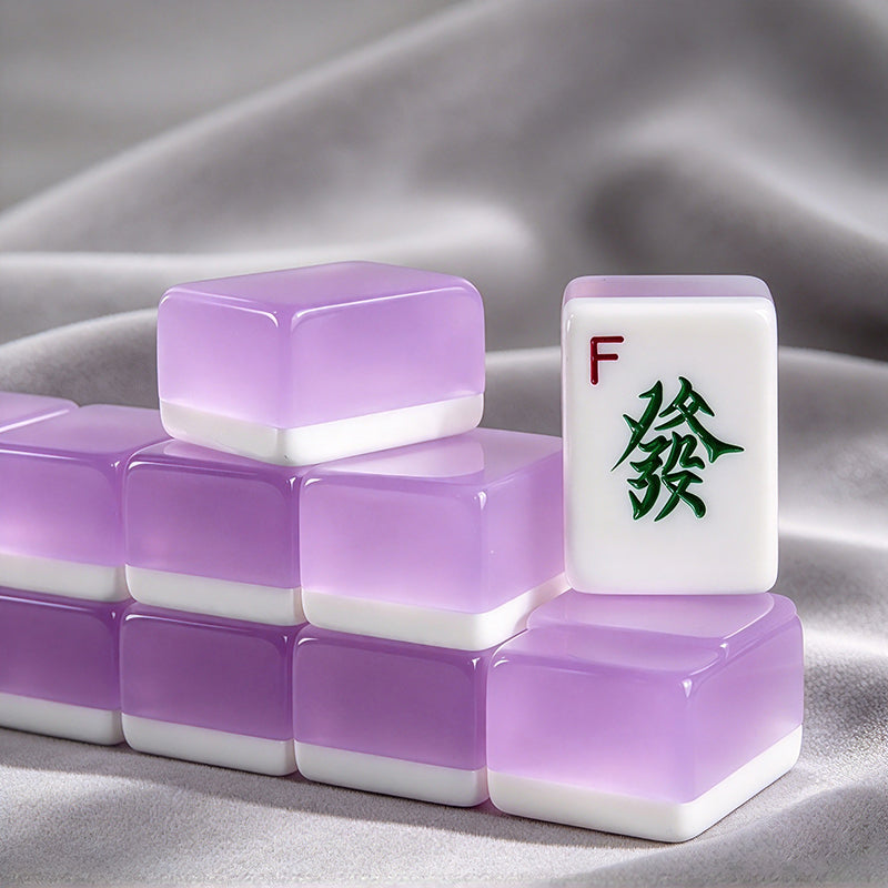 MOJOJO Jelly Mahjong Set (International Bilingual Edition - Size 8)