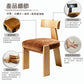 Allen Chair - Modern Minimalist Solid Wood & Italian Velvet Dining Chair