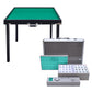 (Upgraded quick installation version) Porter portable folding solid wood mahjong table + hand-rubbed mahjong brand set
