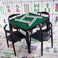 Porter Portable Folding Solid Wood Mahjong Table - Upgraded Quick Installation Model