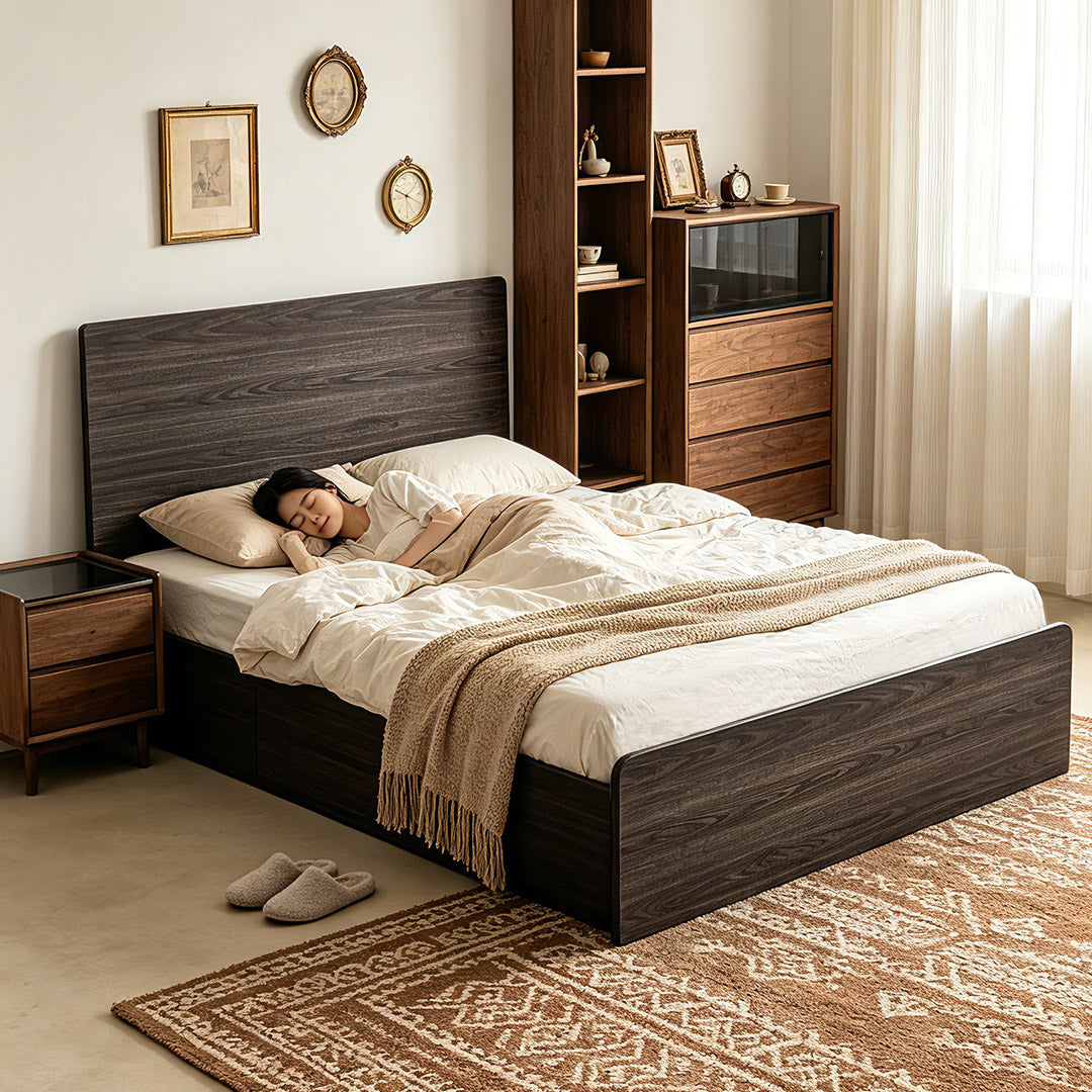 Eclipse Series- Wooden Bed Screen Bed Frame
