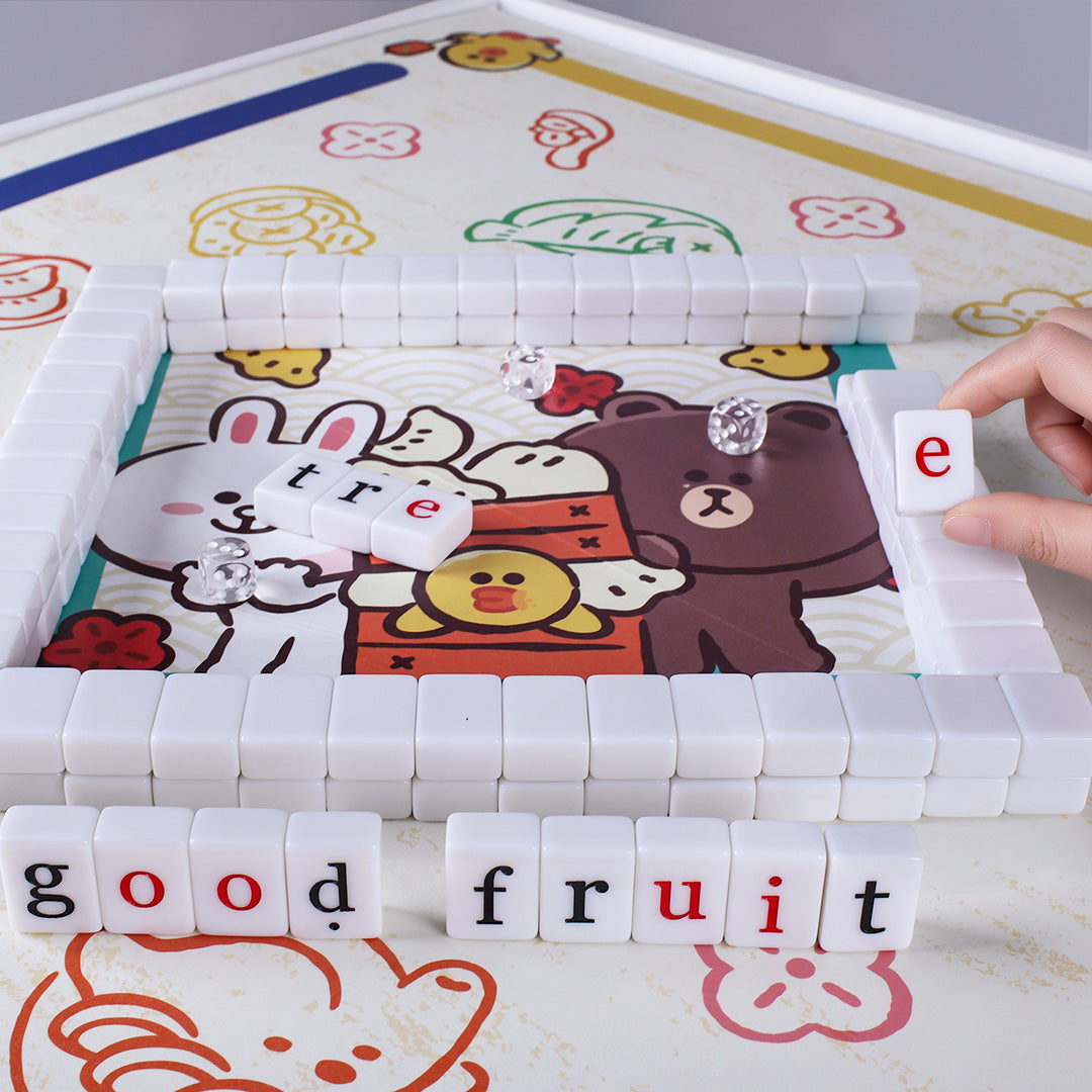 Hand-rubbed acrylic Taiwanese majong brand (5 points)