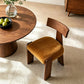 Allen Chair - Modern Minimalist Solid Wood & Italian Velvet Dining Chair