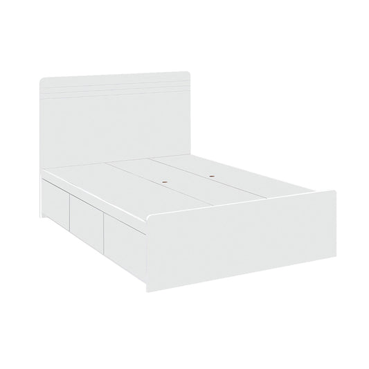 Ivory Series- Wooden Bed Screen Bed Frame