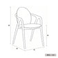 Dylan Solid Ash Wood Armchair | Ergonomic Microfiber Leather Dining Chair | Hareody Mall