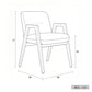 Mateo Accent Armchair | Ergonomic Geometric Lounge Chair