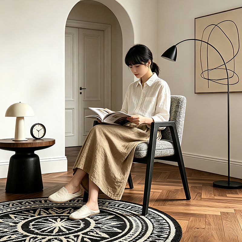 Mateo Accent Armchair | Ergonomic Geometric Lounge Chair