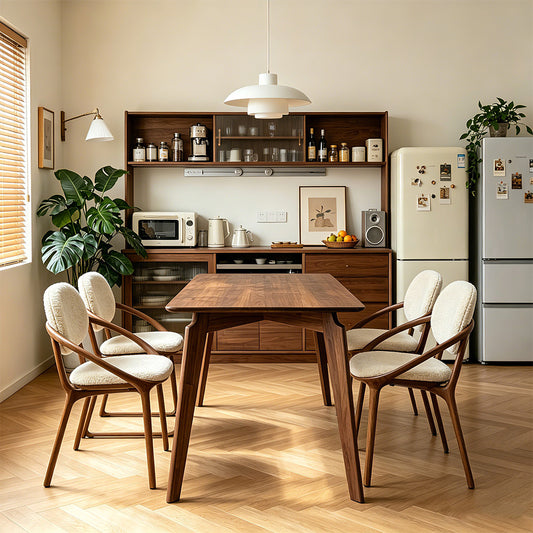 Clara Solid Ash Wood Dining Table