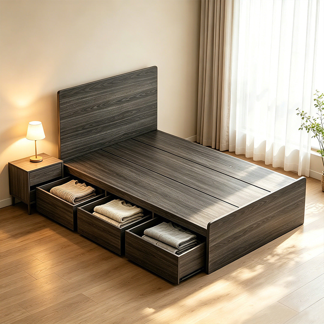 Eclipse Series- Wooden Bed Screen Bed Frame