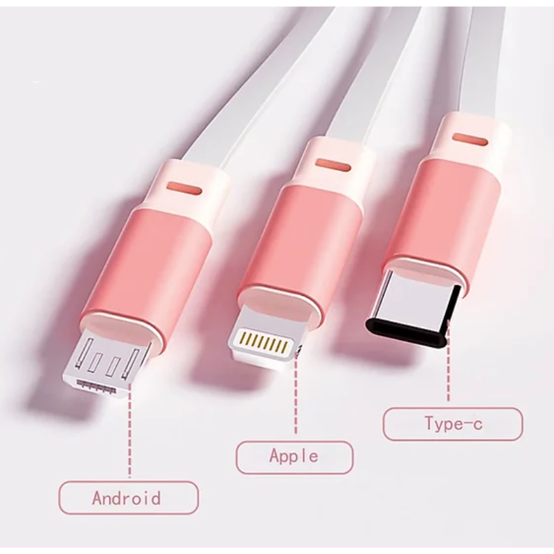 Miffy CC04 3合1 可伸縮多充電線