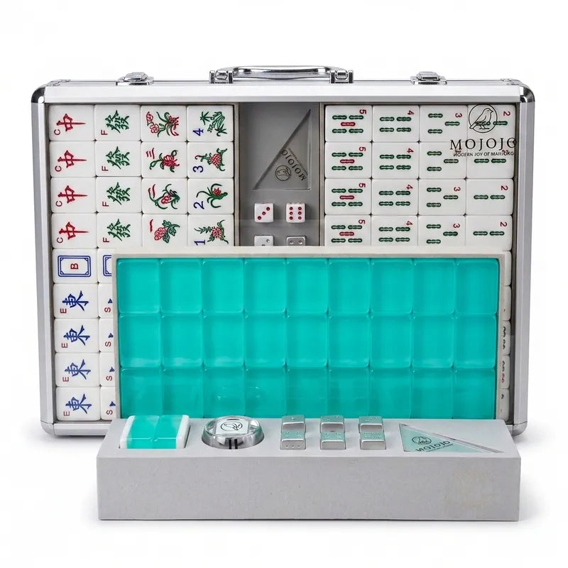 MOJOJO Jelly Mahjong Set (International Bilingual Edition - Size 8)