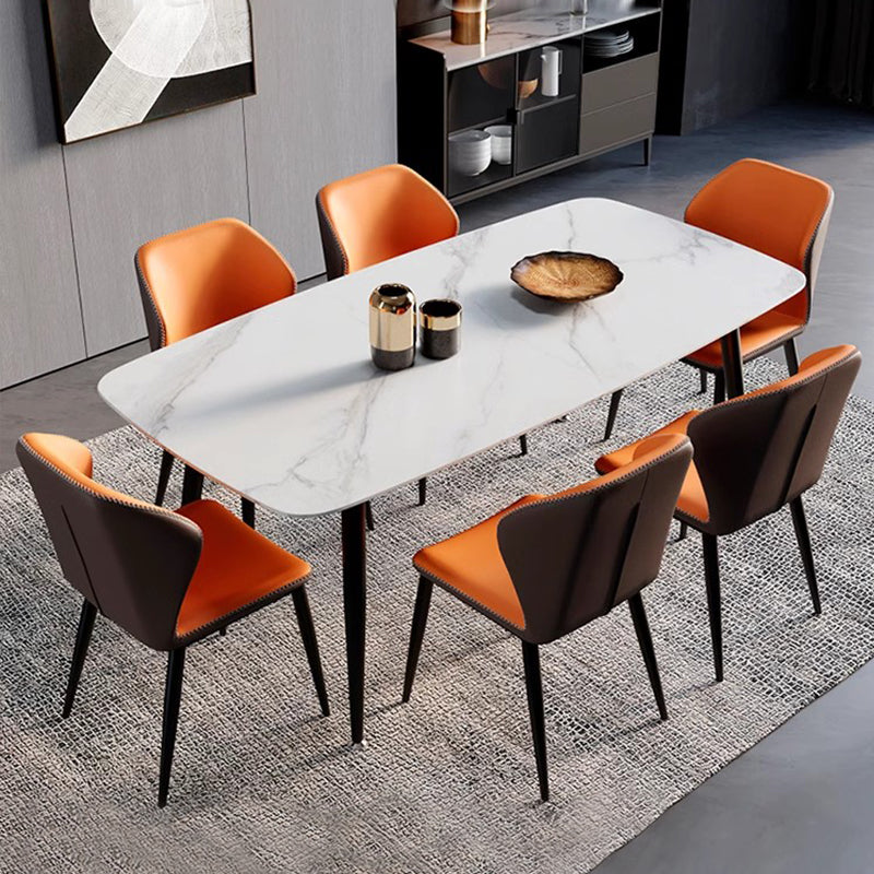 Hector carbon steel dining chairs (set of two)