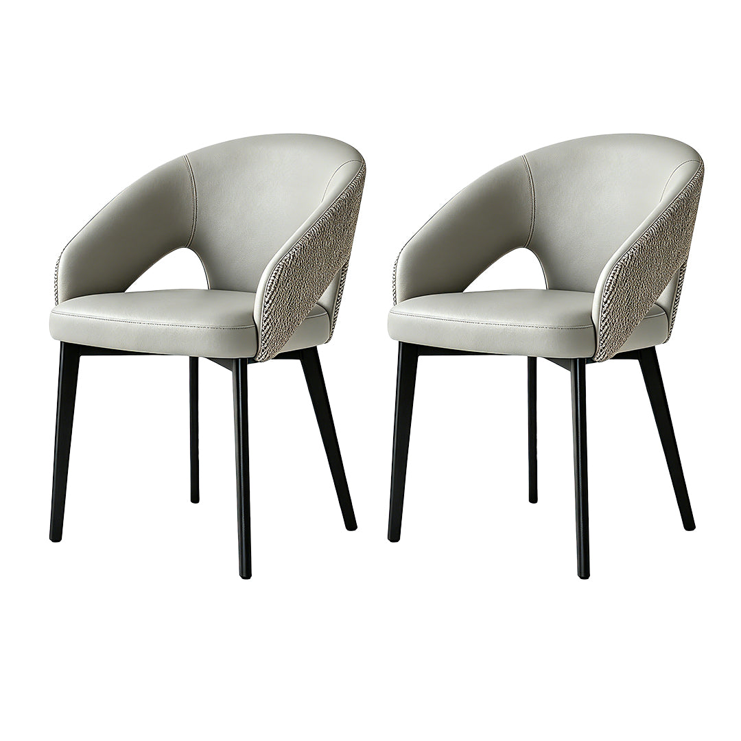 George Modern Pet-Friendly Leather Dining Chair
