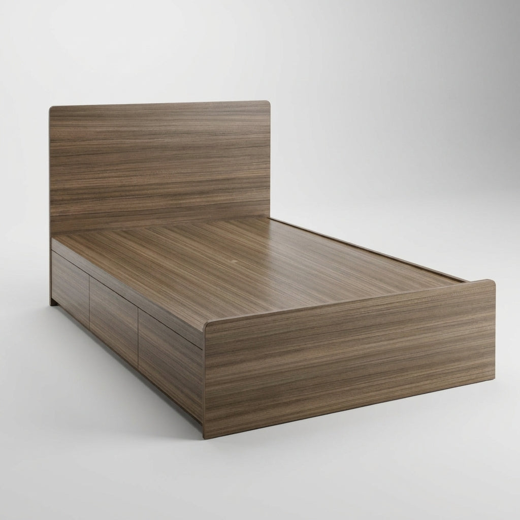 Breeze Wooden Headboard Bed Frame