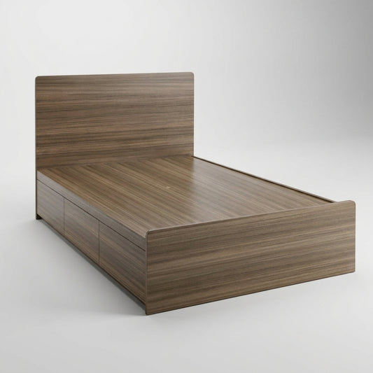 Breeze Wooden Headboard Bed Frame