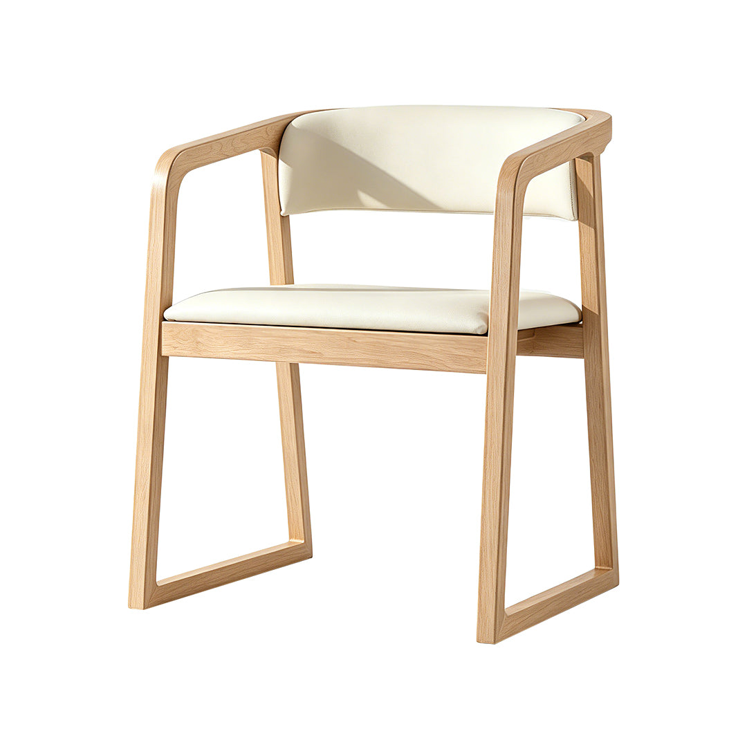 Chess II solid wood dining chair (set of two)