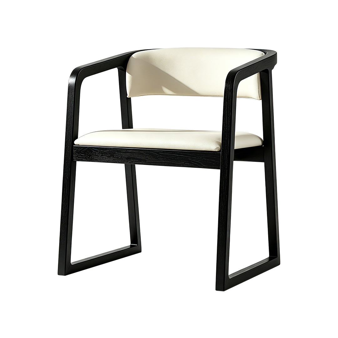 Chess II solid wood dining chair (set of two)